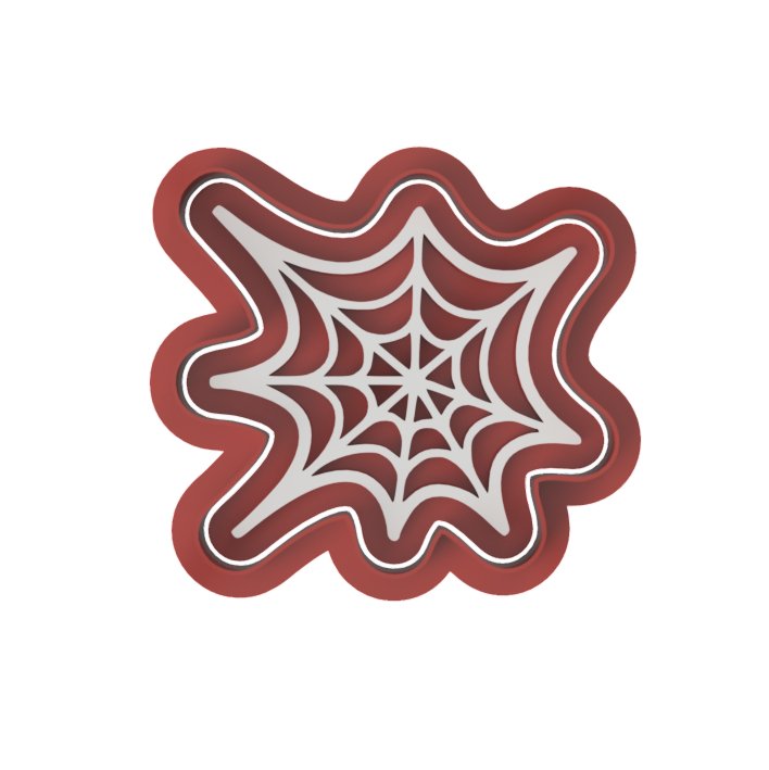 Spider web V1 cutter and stamp - Chickadee