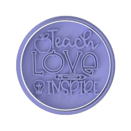 Teach Love Inspire V2 stamp - Chickadee