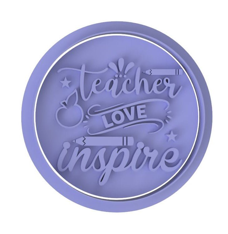 Teacher Love Inspire Stamp - Chickadee