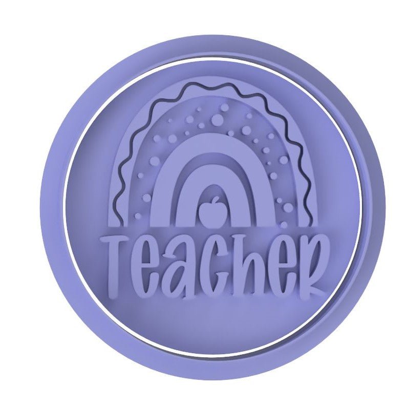 Teacher Rainbow stamp - Chickadee