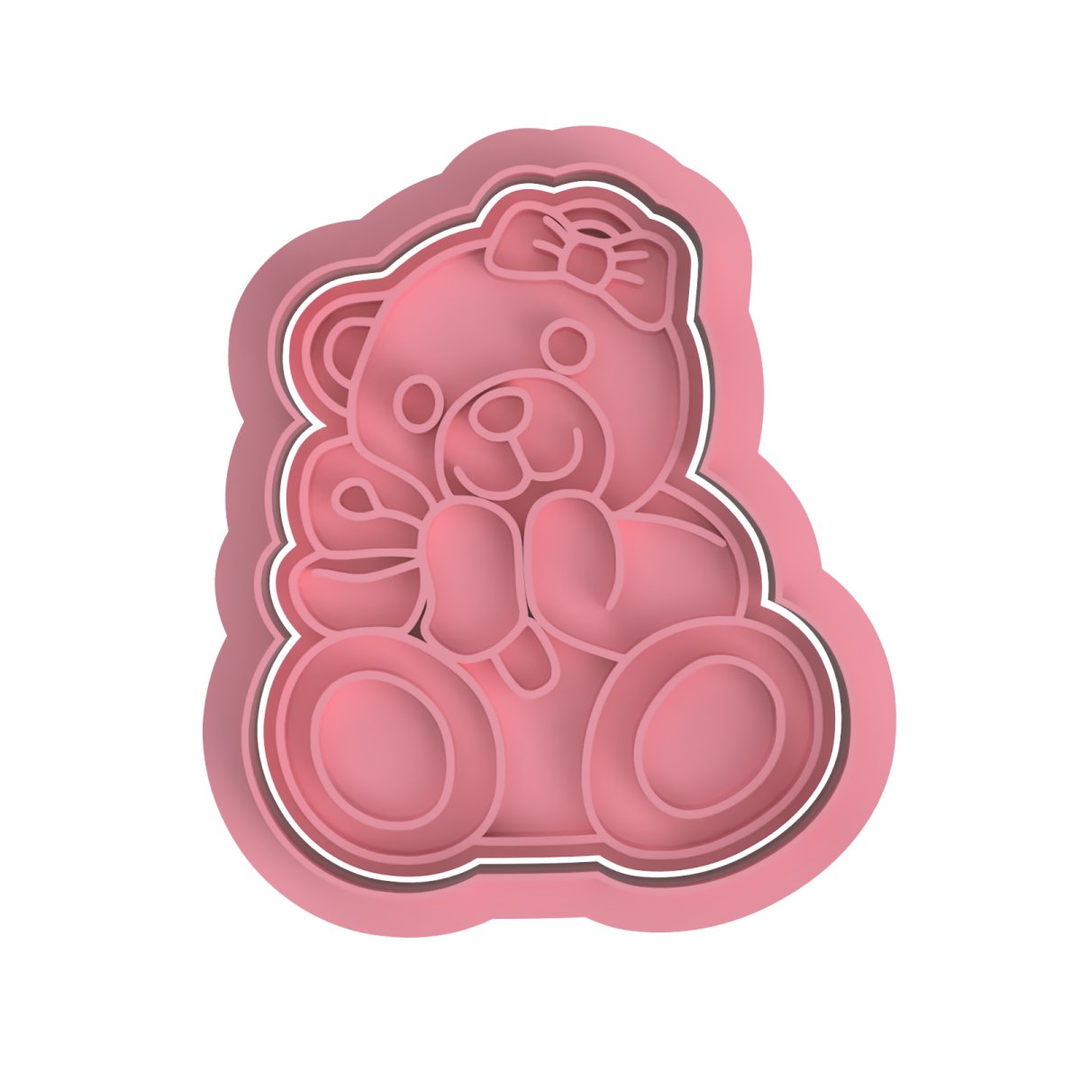 Teddy Bear V10 Cutter and Stamp - Chickadee