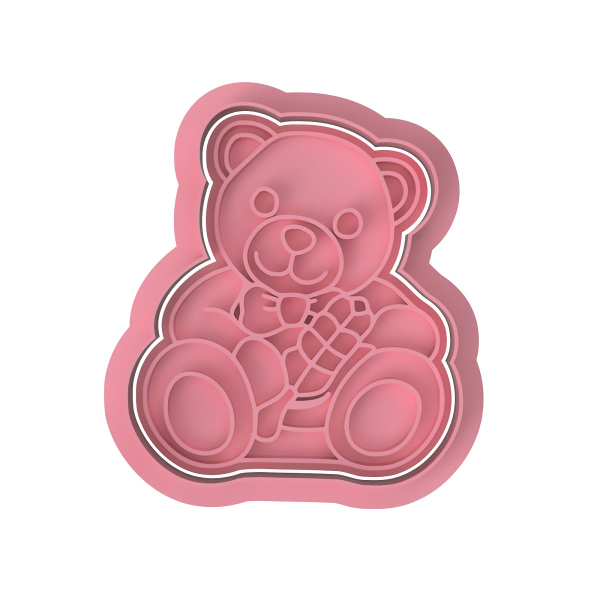 Teddy Bear V12 Cutter and Stamp - Chickadee