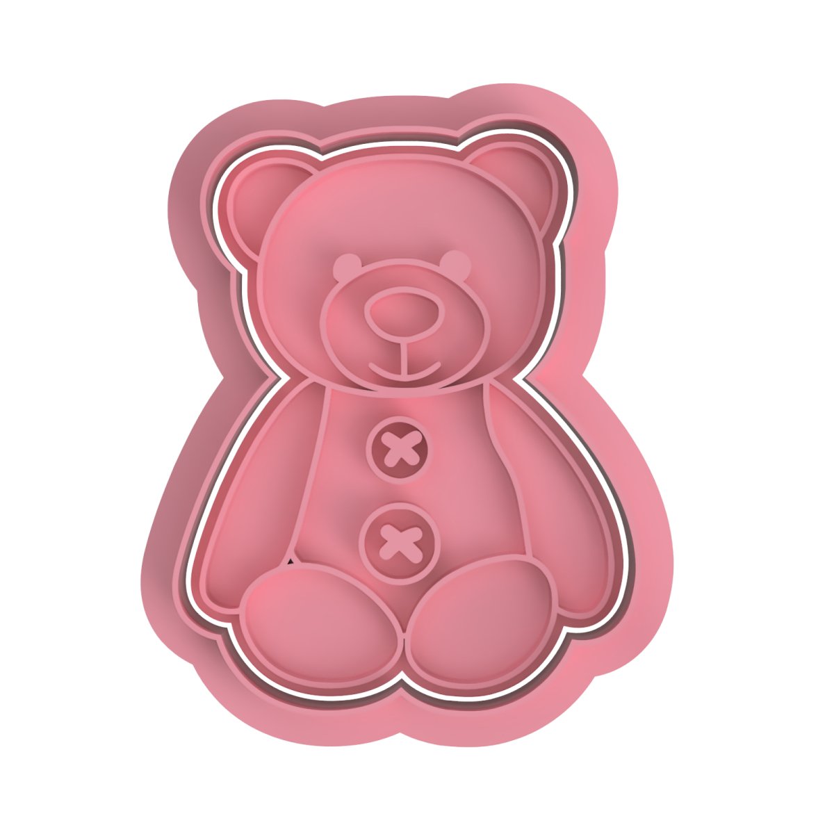 Teddy Bear V6 Cutter and Stamp - Chickadee