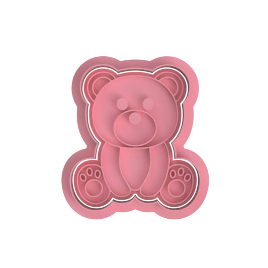 Teddy Bear V8 Cutter and Stamp - Chickadee