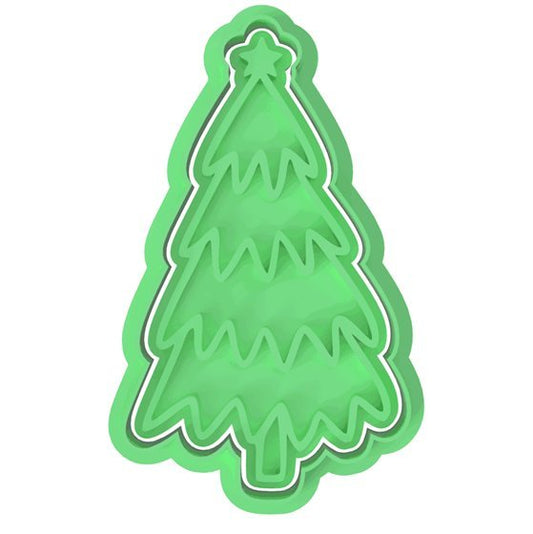 Tree cutter and stamp - Chickadee