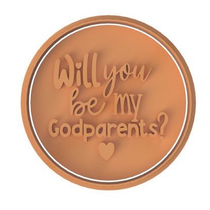 Will you be my Godparents Stamp only V2 - Chickadee